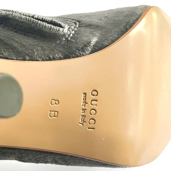 Tom Ford For Gucci Fw 1999 Velvet Over Knee Boots BRAND NEW in BOX Sz 8 - Picture 8 of 8